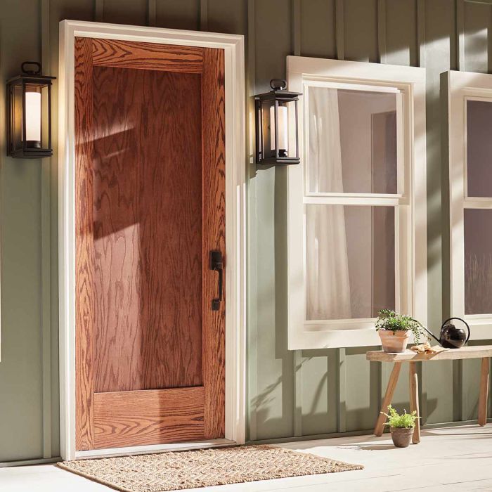 South Hope 1 Light Medium Wall Lantern - Rubbed Bronze