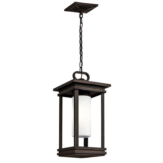 South Hope 1 Light Small Chain Lantern - Rubbed Bronze