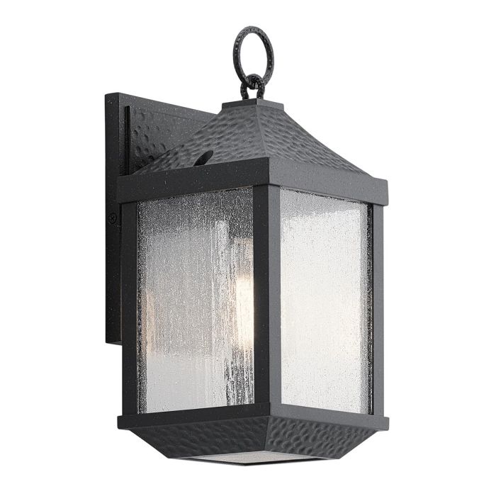 Springfield 1 Light Small Wall Lantern - Distressed Black
