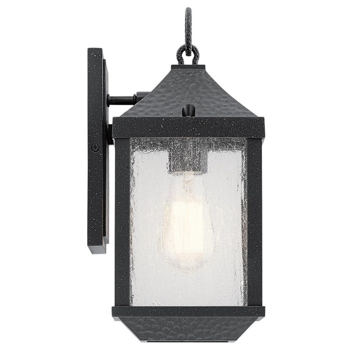 Springfield 1 Light Small Wall Lantern - Distressed Black