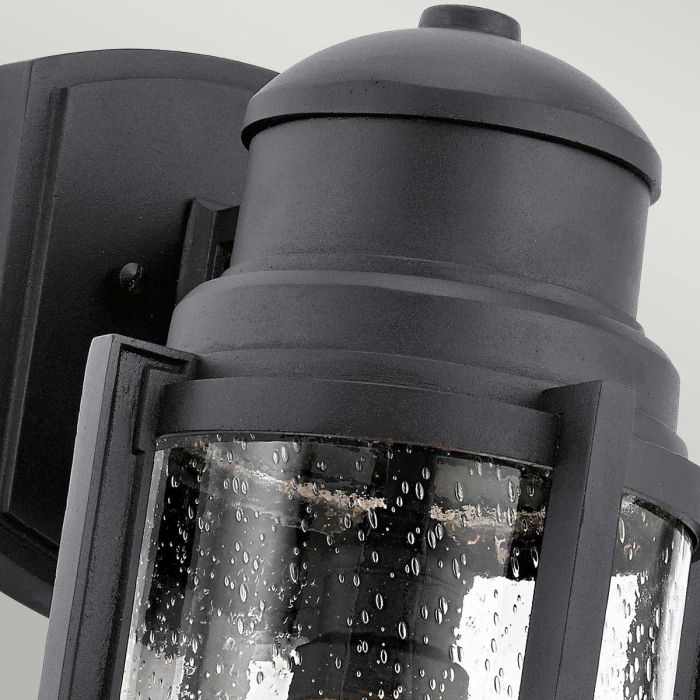 Suri 1 Light Large Wall Lantern - Textured Black