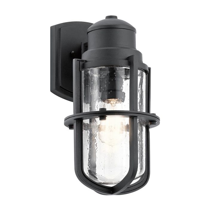Suri 1 Light Medium Wall Lantern - Textured Black