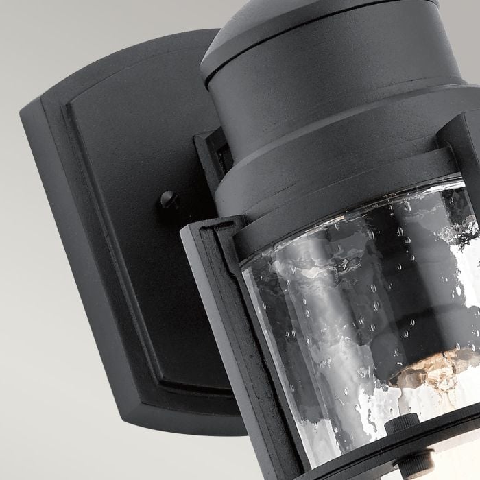 Suri 1 Light Medium Wall Lantern - Textured Black