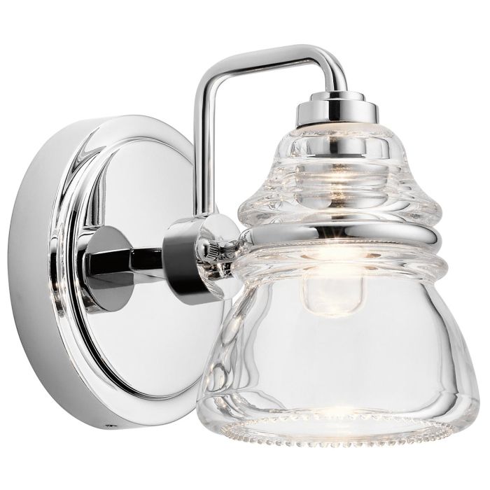 Talland 1 Light Wall Light - Polished Chrome