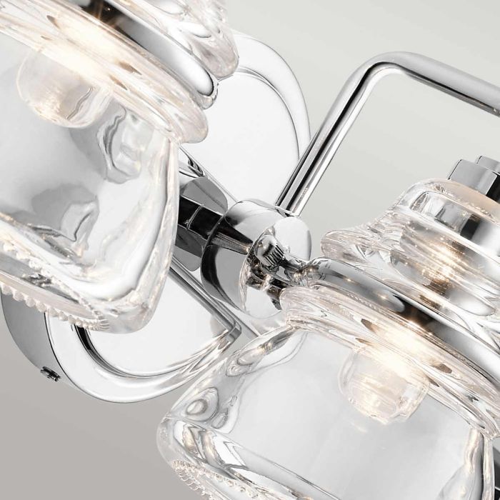 Talland 3 Light Wall Light - Polished Chrome