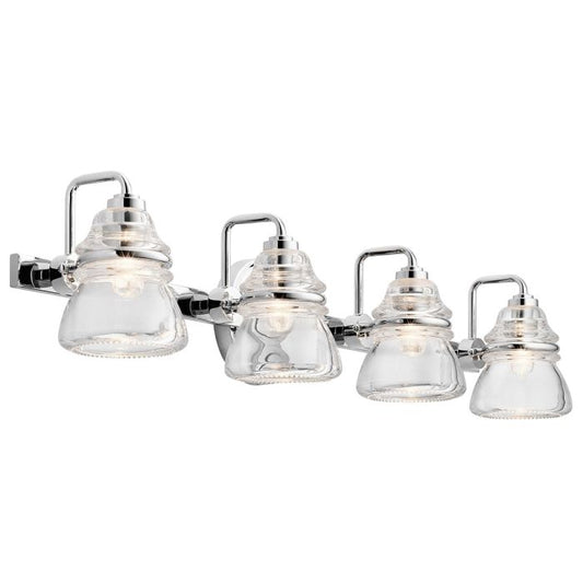 Talland 4 Light Wall Light - Polished Chrome