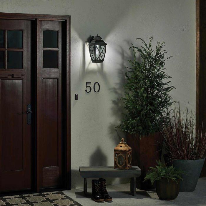 Tangier 1 Light Medium Wall Lantern - Olde Bronze