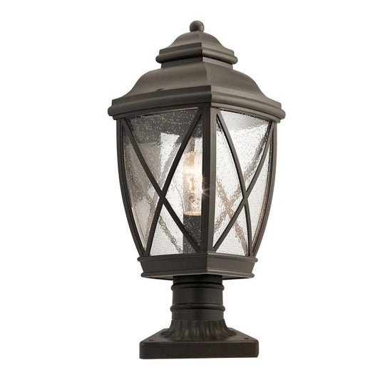 Tangier 1 Light Medium 7.5" Pedestal - Olde Bronze
