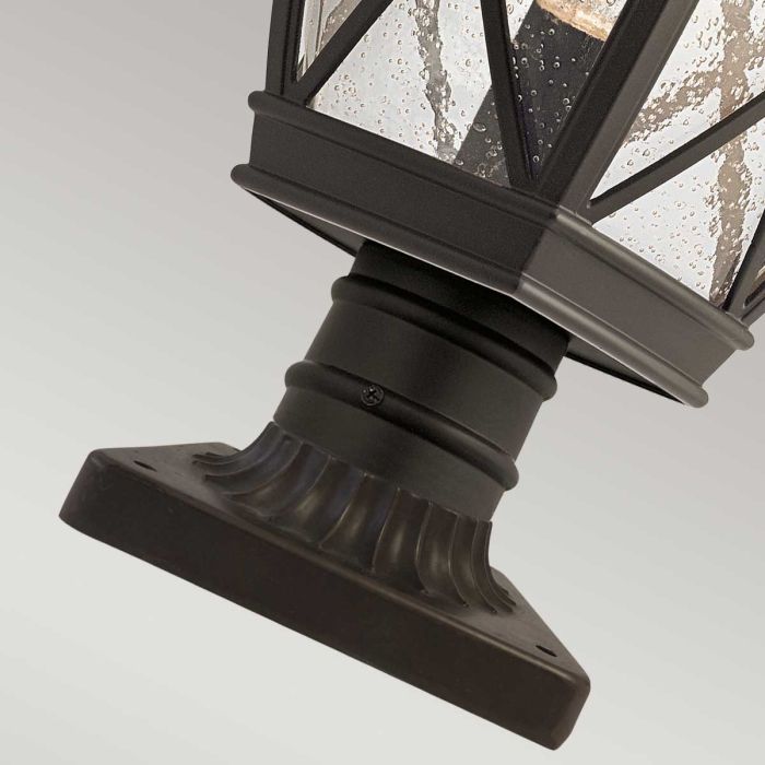 Tangier 1 Light Medium 7.5" Pedestal - Olde Bronze