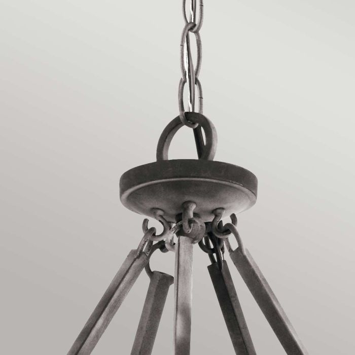 Taulbee 15 Light Chandelier - Weathered Zinc