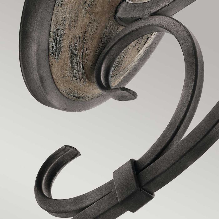 Taulbee 1 Light Wall Light - Weathered Zinc