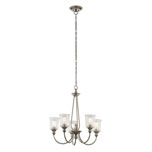 Waverly 5 Light Chandelier - Classic Pewter