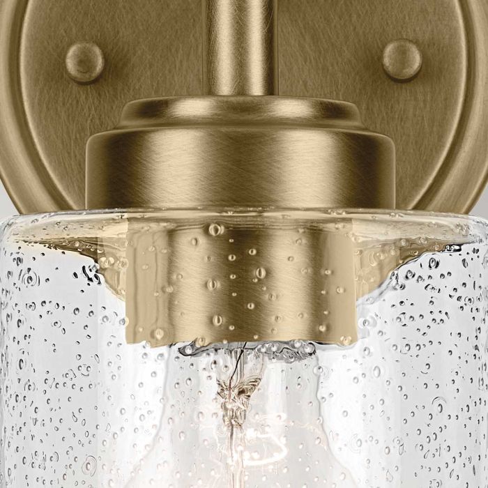 Winslow 1 lt Wall Light - Natural Brass