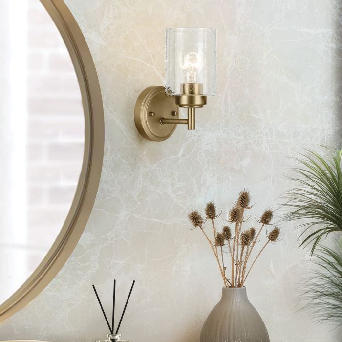 Winslow 1 lt Wall Light - Natural Brass