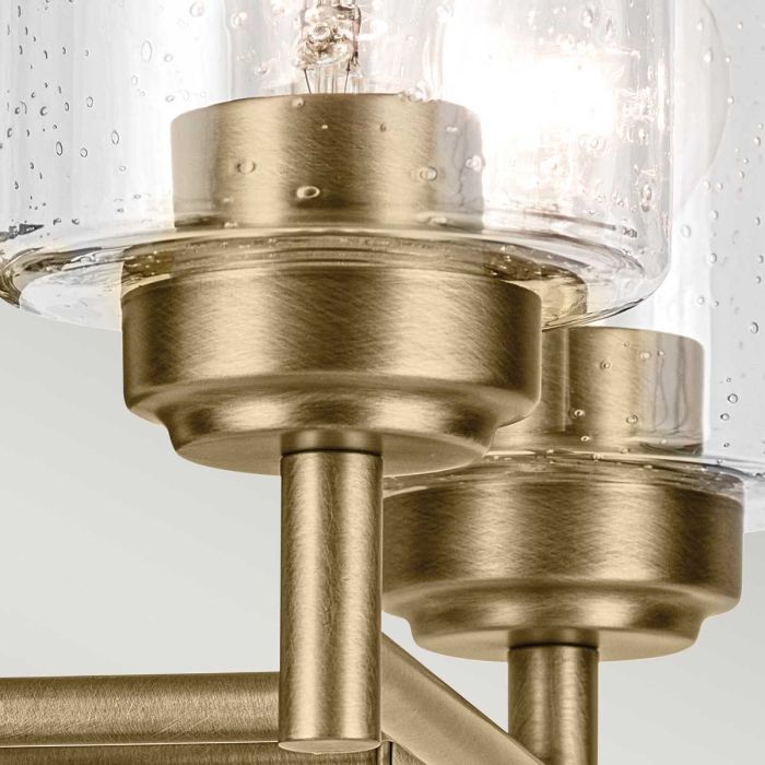 Winslow 2 lt Wall Light - Natural Brass