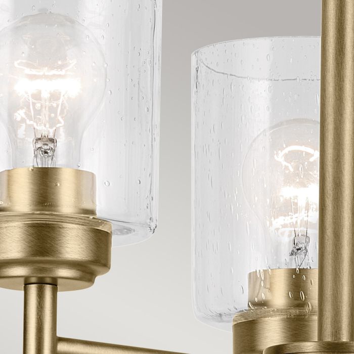 Winslow 3 lt Chandelier - Natural Brass