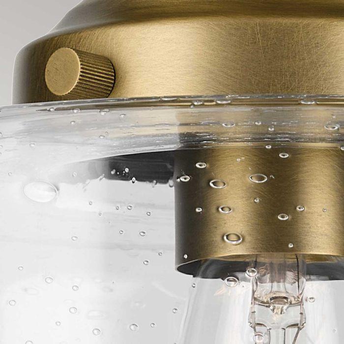 Winslow 1 lt Ceiling Semi-Flush - Natural Brass