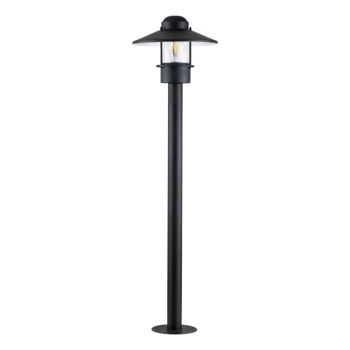 Klampenborg 1 Light Bollard - Black