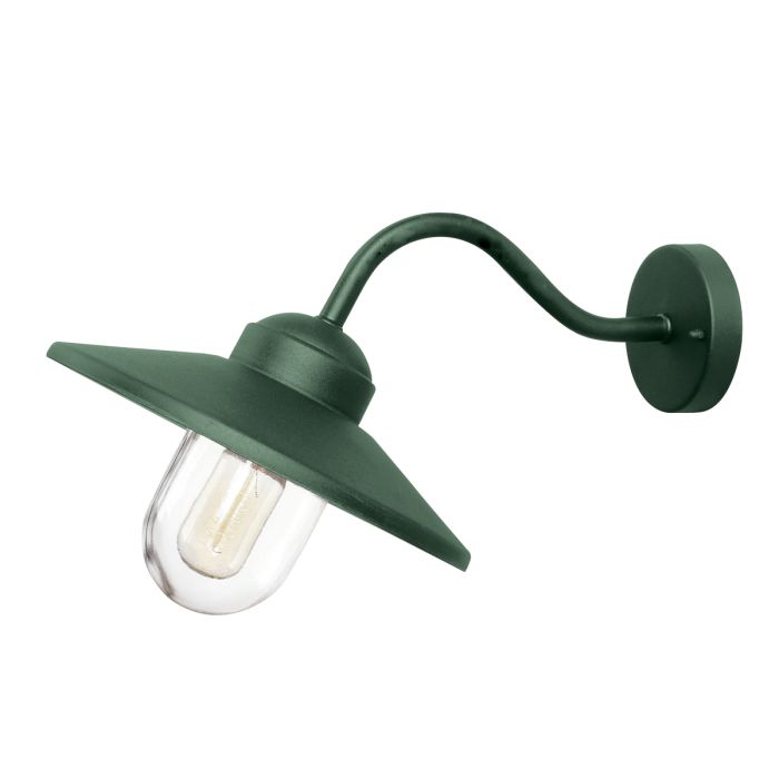 Klampenborg 1 lt Wall Lantern - Fir Green