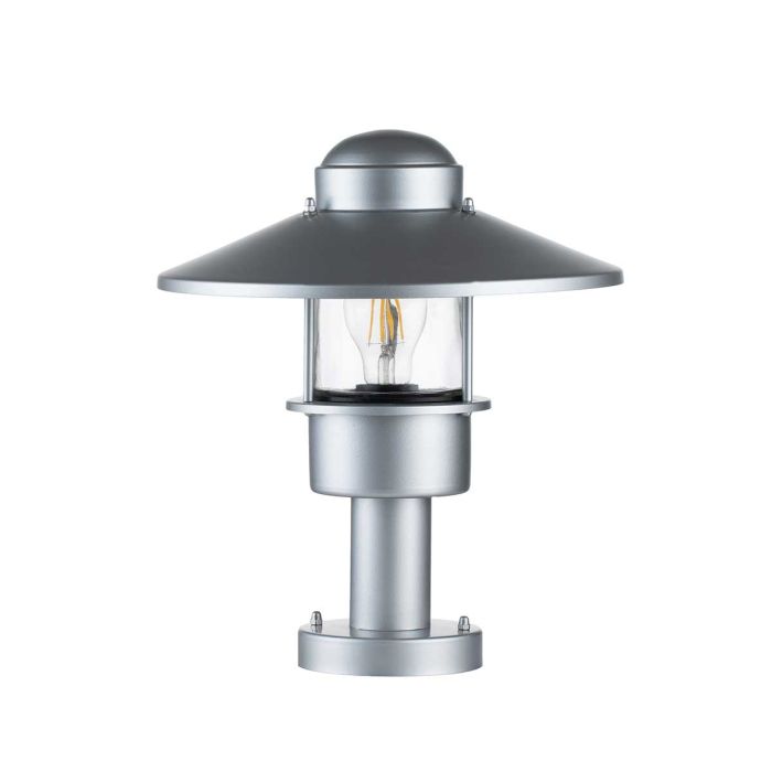 Klampenborg 1 Light Pedestal - Silver