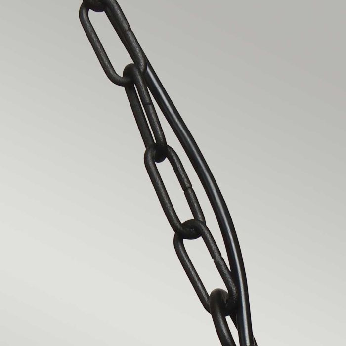 Klampenborg 1 Light Chain Lantern - Black