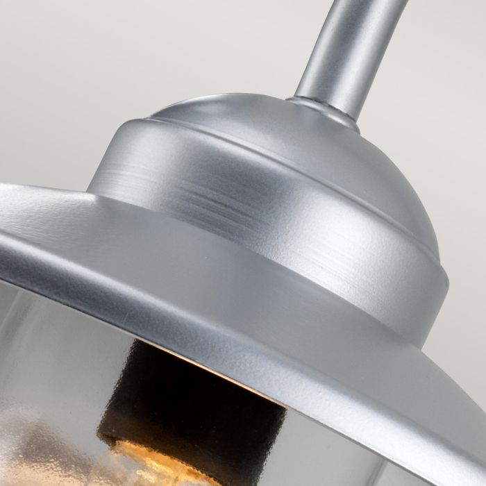 Klampenborg 1 Light Wall Lantern - Silver