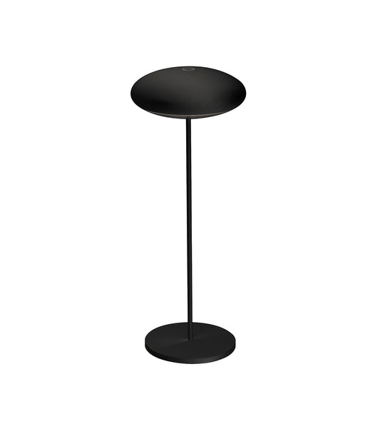 Klappen Battery Operated Table Lamp With USB Cable, 2.2W LED, 3000K, 188lm, IP54, Black, 3yrs Warranty by Mantra