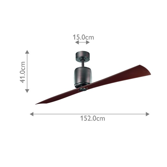 Ferron - 60in / 152cm Fan - Oil Brushed Bronze
