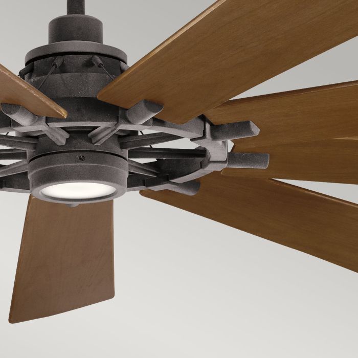 Gentry XL - 85in / 216cm Fan - Weathered Zinc