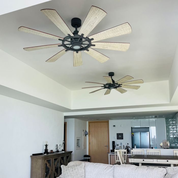Gentry XL - 85in / 216cm Fan - Weathered Zinc