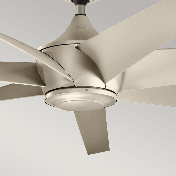 Lehr - 80in / 203cm Fan - Antique Satin Silver