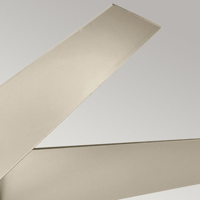 Lehr II - 54in / 137cm Fan - Antique Satin Silver