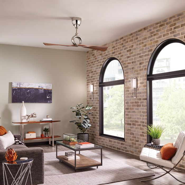 Link - 54in / 137cm Fan - Polished Nickel