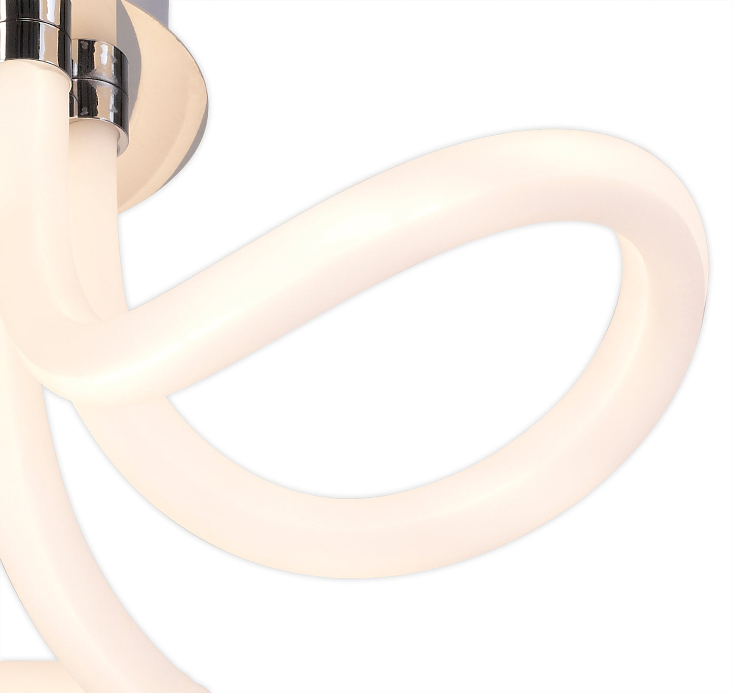 Knot II Ceiling, 40W LED, 3000K, 3000lm, IP20, Chrome, 3yrs Warranty by Mantra