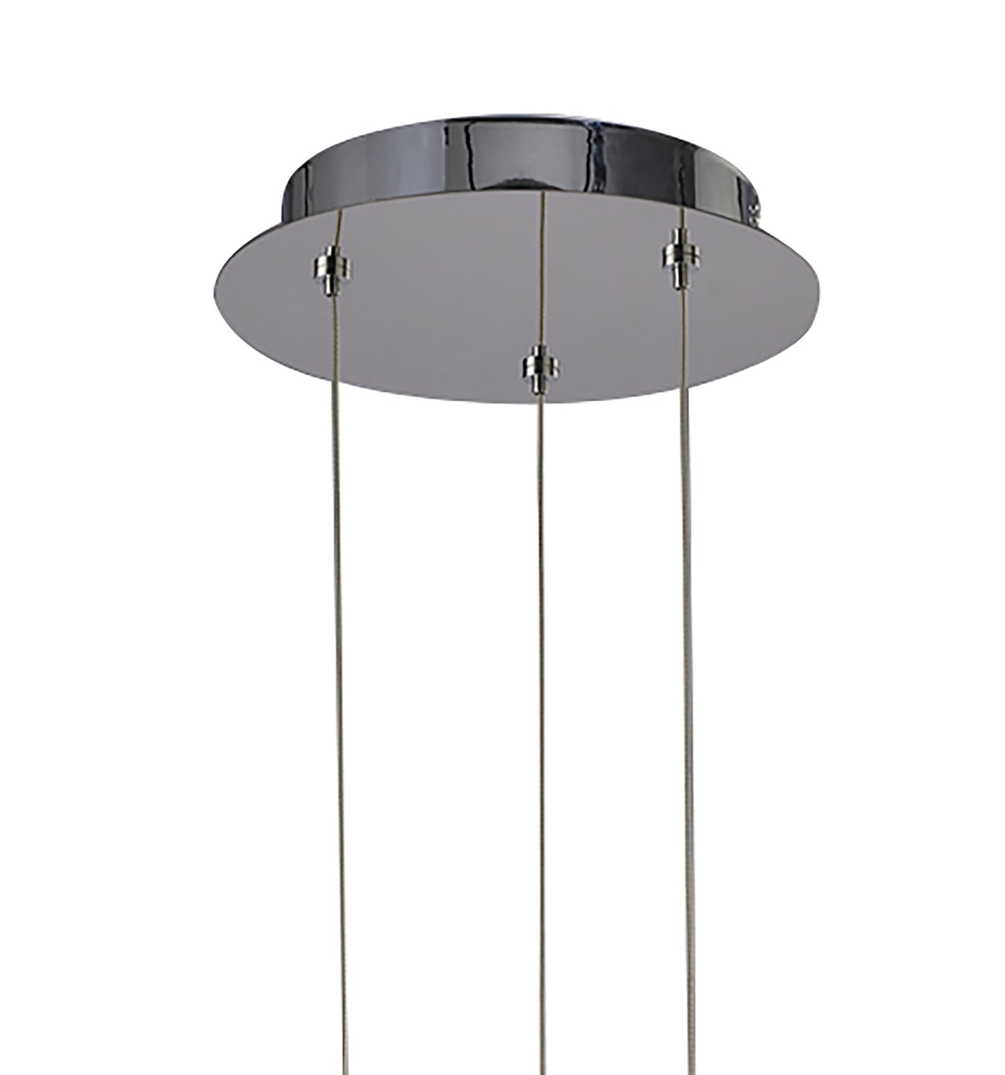 Knot Pendant 36W LED 3000K,3600lm,Gloss White/White Acrylic/Polished Chrome,3yrs Warranty by Mantra