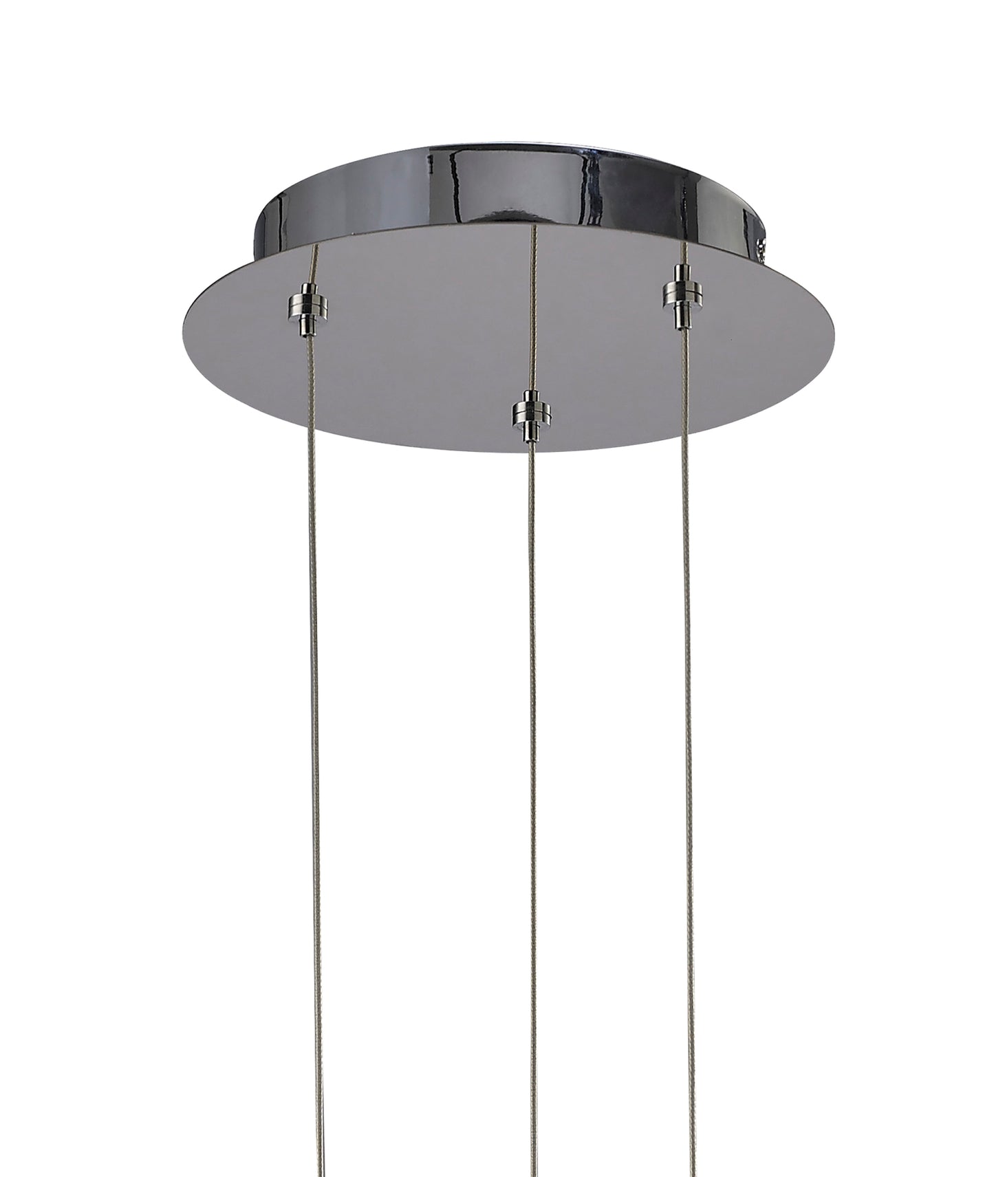 Knot Pendant 36W LED 3000K,3600lm,Gloss Black/White Acrylic/Polished Chrome,3yrs Warranty by Mantra