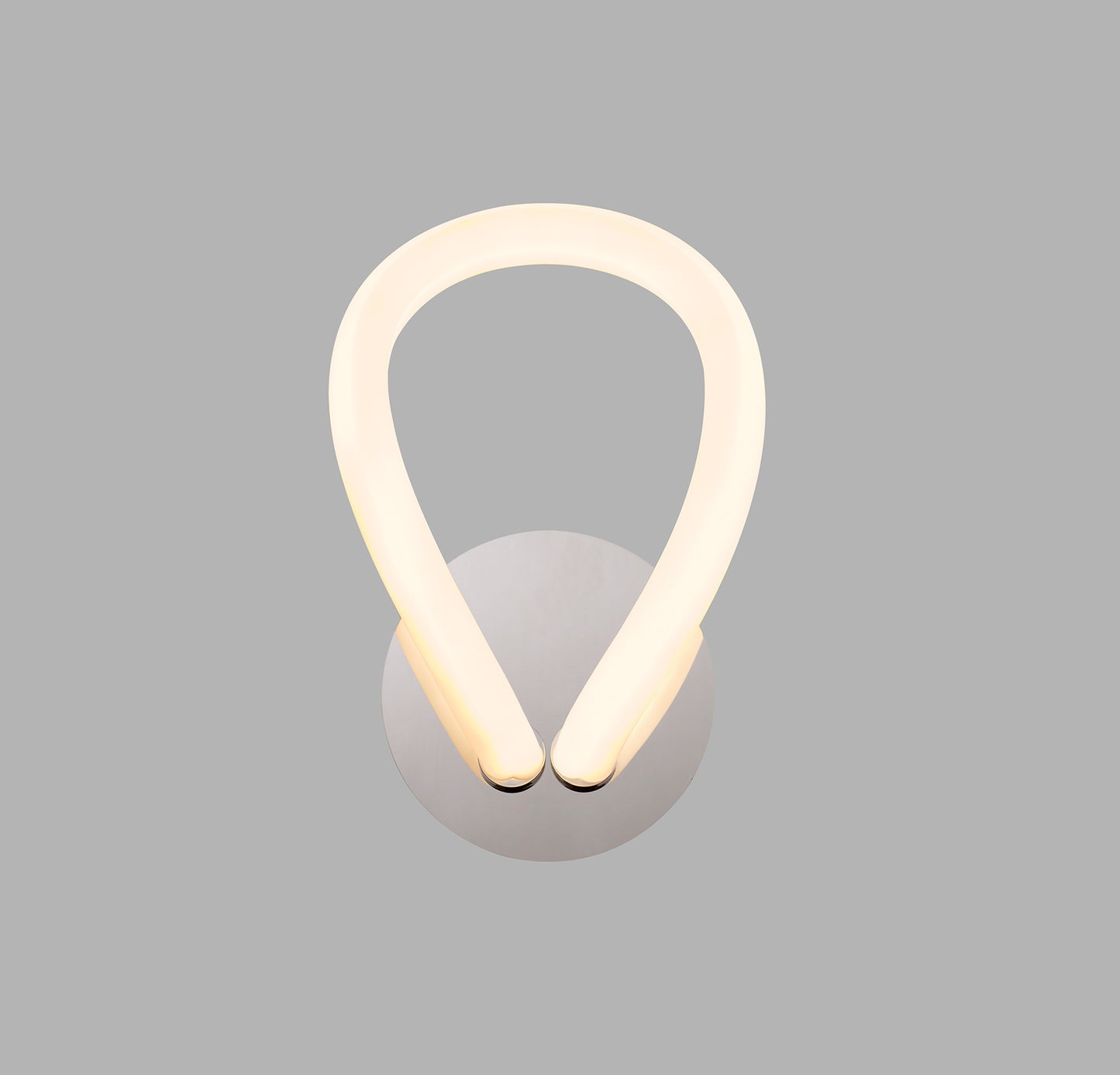 Knot II Wall Lamp, 12W LED, 3000K, 900lm, IP20, Chrome, 3yrs Warranty by Mantra