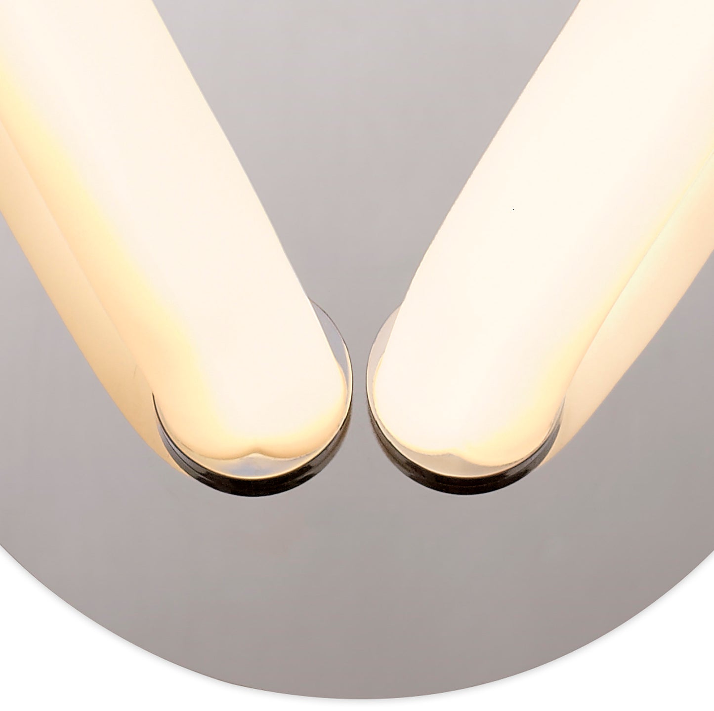 Knot II Switched Wall Lamp, 12W LED, 3000K, 900lm, IP20, Chrome, 3yrs Warranty by Mantra