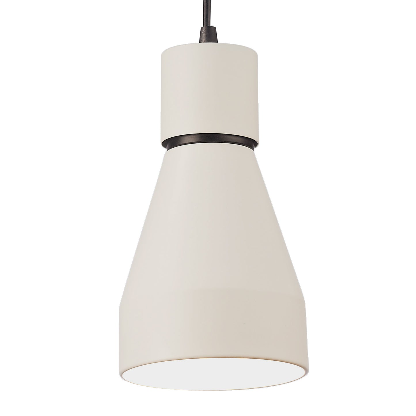 Kos Pendant Small 11cm Round 1 x E27, Matt White by Mantra