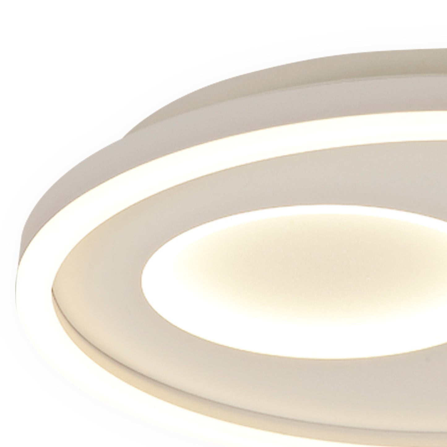 Krater Ceiling 40cm Round 36W LED 3000-6000K Tuneable, 1800lm, Remote Control White, 3yrs Warranty by Mantra