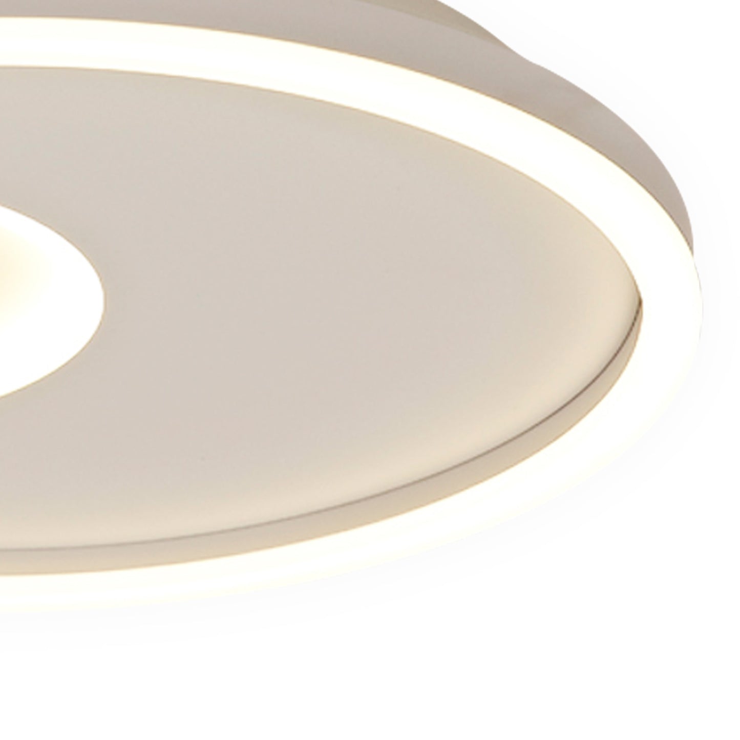 Krater Ceiling 40cm Round 36W LED 3000-6000K Tuneable, 1800lm, Remote Control White, 3yrs Warranty by Mantra