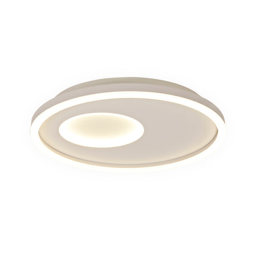 Krater Ceiling 40cm Round 36W LED 3000-6000K Tuneable, 1800lm, Remote Control White, 3yrs Warranty by Mantra