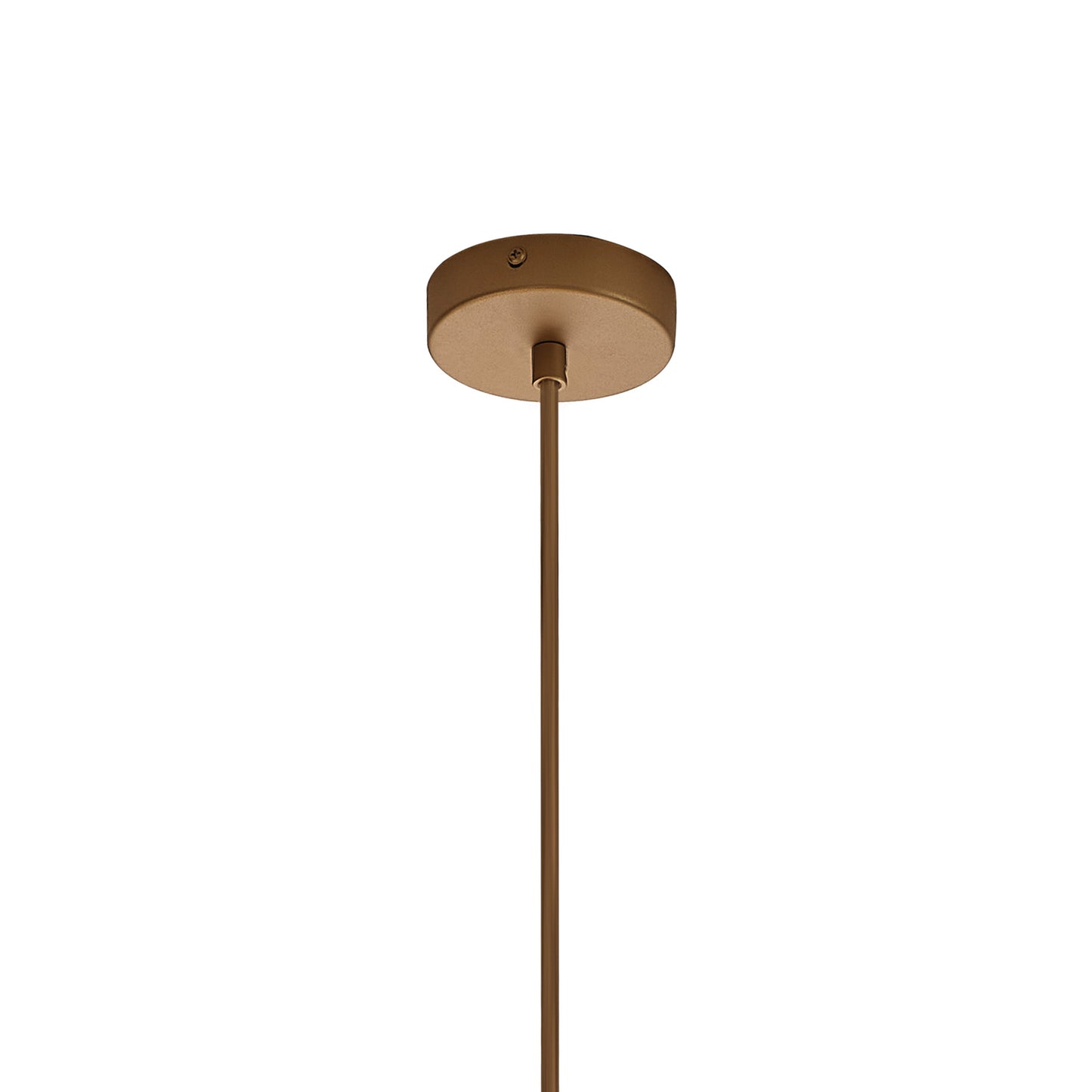 Kriss Squircle Pendant, 1 Light GU10, Bronze/Bronze Glass Shade With Inner Lined Funnel Glass by Mantra