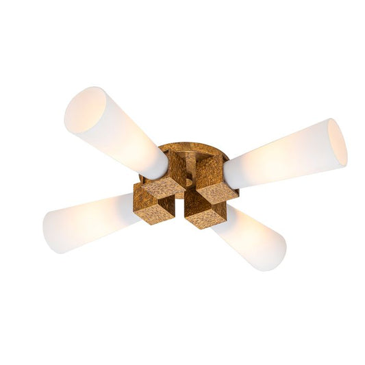 Kristy 4 lt Pendant - Distressed Gold