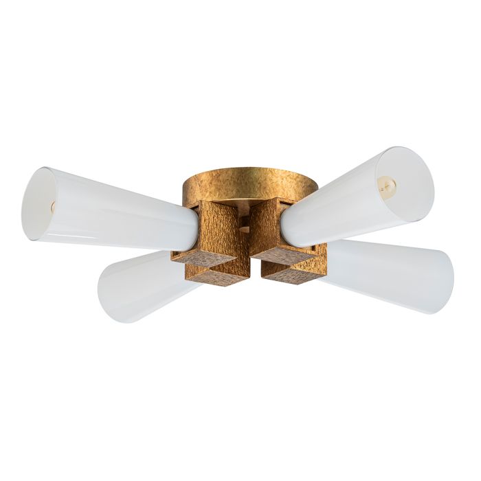 Kristy 4 lt Pendant - Distressed Gold