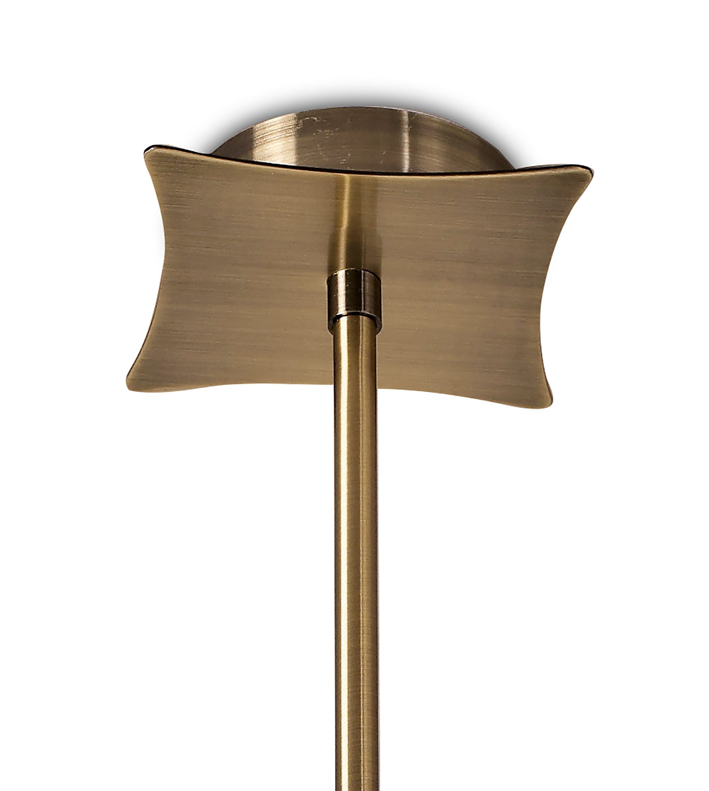 Kromo Telescopic Convertible To Semi Flush 4 Light G9, Antique Brass by Mantra