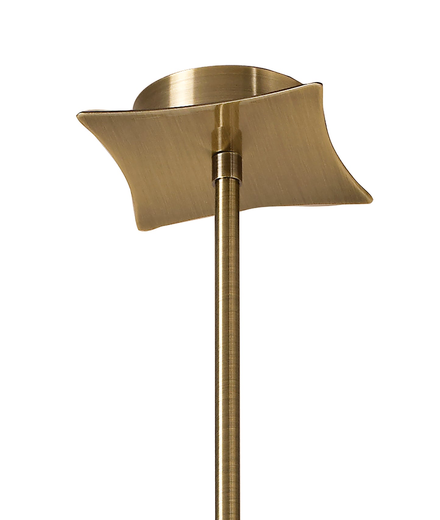 Kromo Telescopic 6 Light G9 Round, Antique Brass by Mantra
