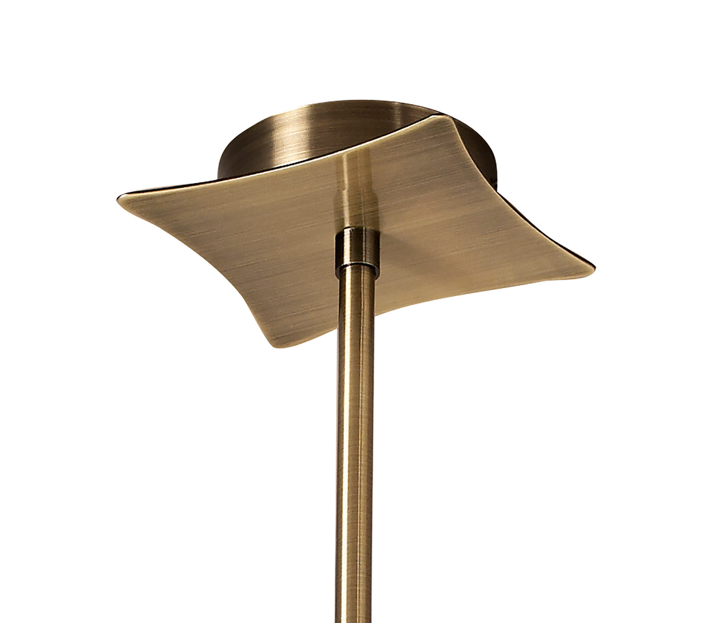 Kromo Telescopic 8 Light G9 Round, Antique Brass by Mantra
