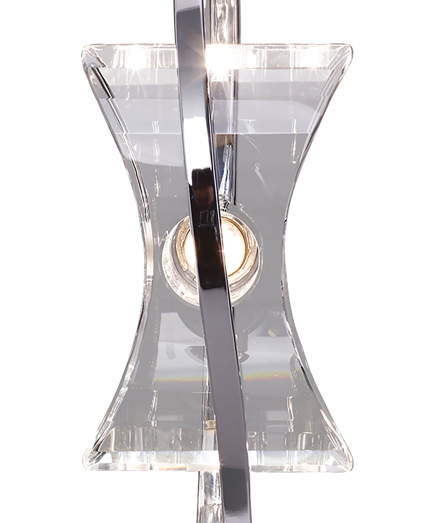 Kromo Table Lamp 1 Light G9 Looped Frame, Polished Chrome by Mantra