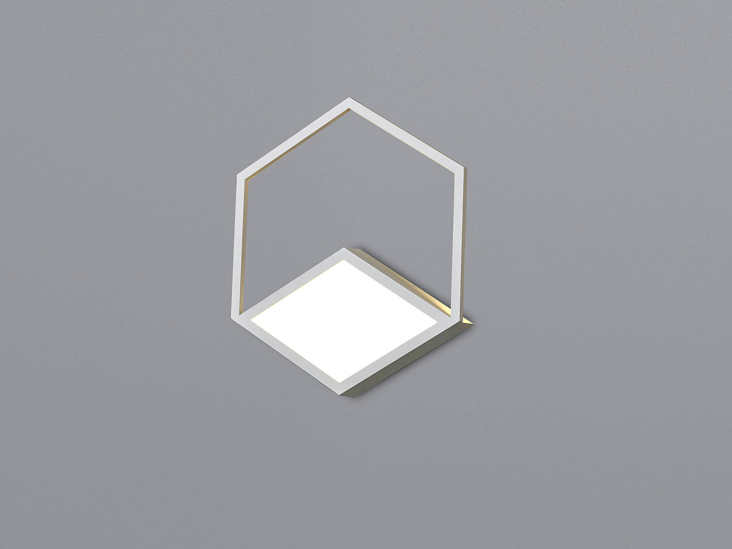 Kubick Ceiling/Wall Light, 24W LED, 3000K, 1630lm, White, 3yrs Warranty by Mantra